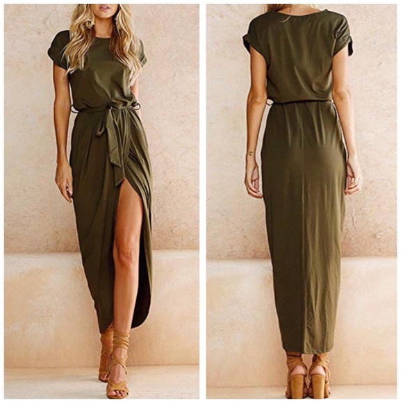 Boutique Dresses & Skirts - ✨LAST ONE✨Alohea Olive Dress